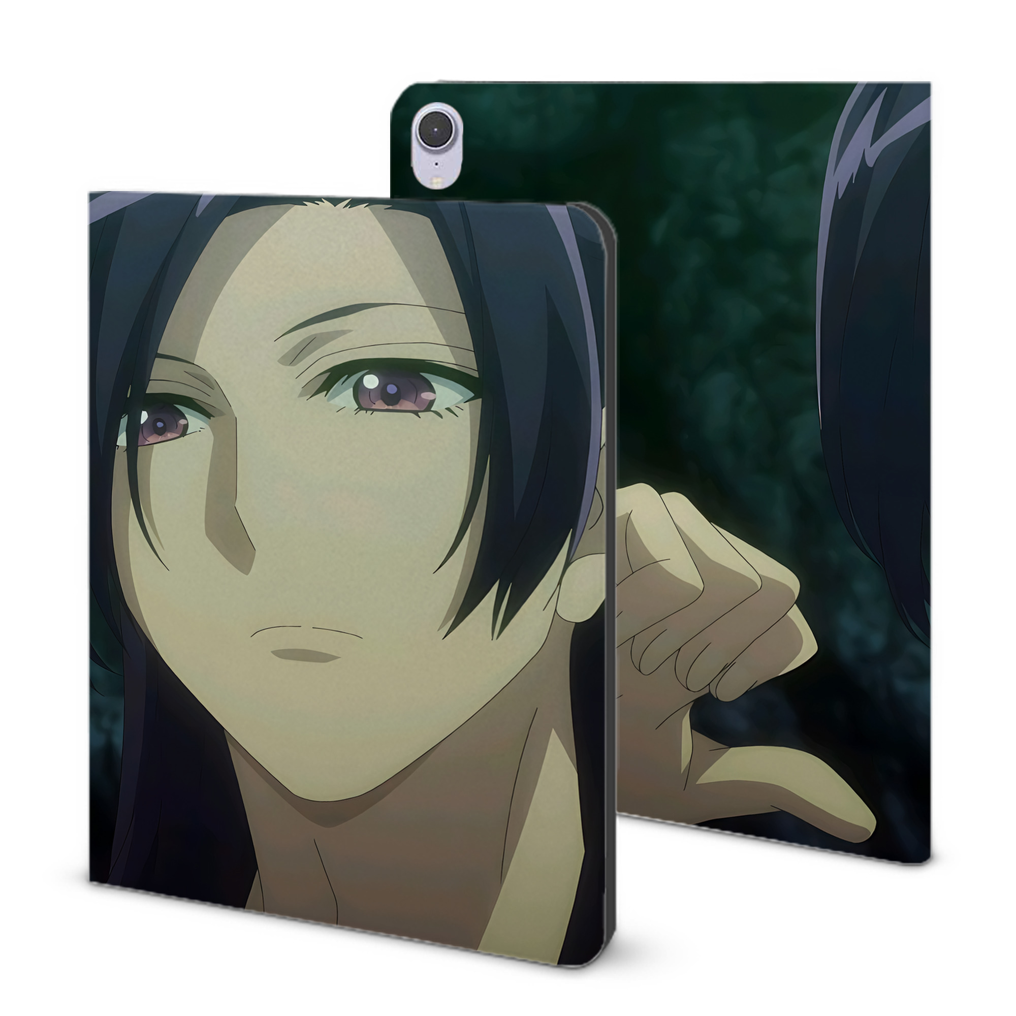 （画像用） 薬屋のひとりごと The Apothecary Diaries IPad ケース ブック型 PUレザー TPU 耐衝撃 軽量 薄型 ペン収納なし 全面保護 IPad 各モデル対応